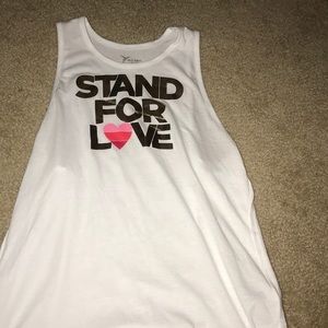 “Stand For Love” Graphic Workout Tank